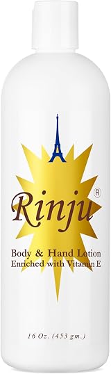 Rinju Body Hand Lotion 453g Vitamin E Moisturiser for Dry Skin view 2