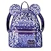 Disney Parks Minnie Mouse Purple Potion Ears Sequined Loungefly Backpack