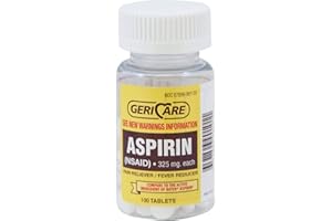 GeriCare Bottled Aspirin 100/bottle (4pk)