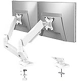 WALI Dual Monitor Stand, Adjustable Gas Spring Arm