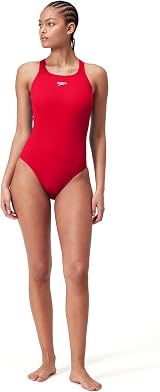 Speedo Women's Eco Endurance+ Medalist Swimsuit Athletic Fit Classic Design view 2