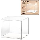Rolife Dust Cover-Display Case for Collectibles and Shoes Storage, Clear Storage Bins with Doors for 3D Puzzles, DIY Miniatur