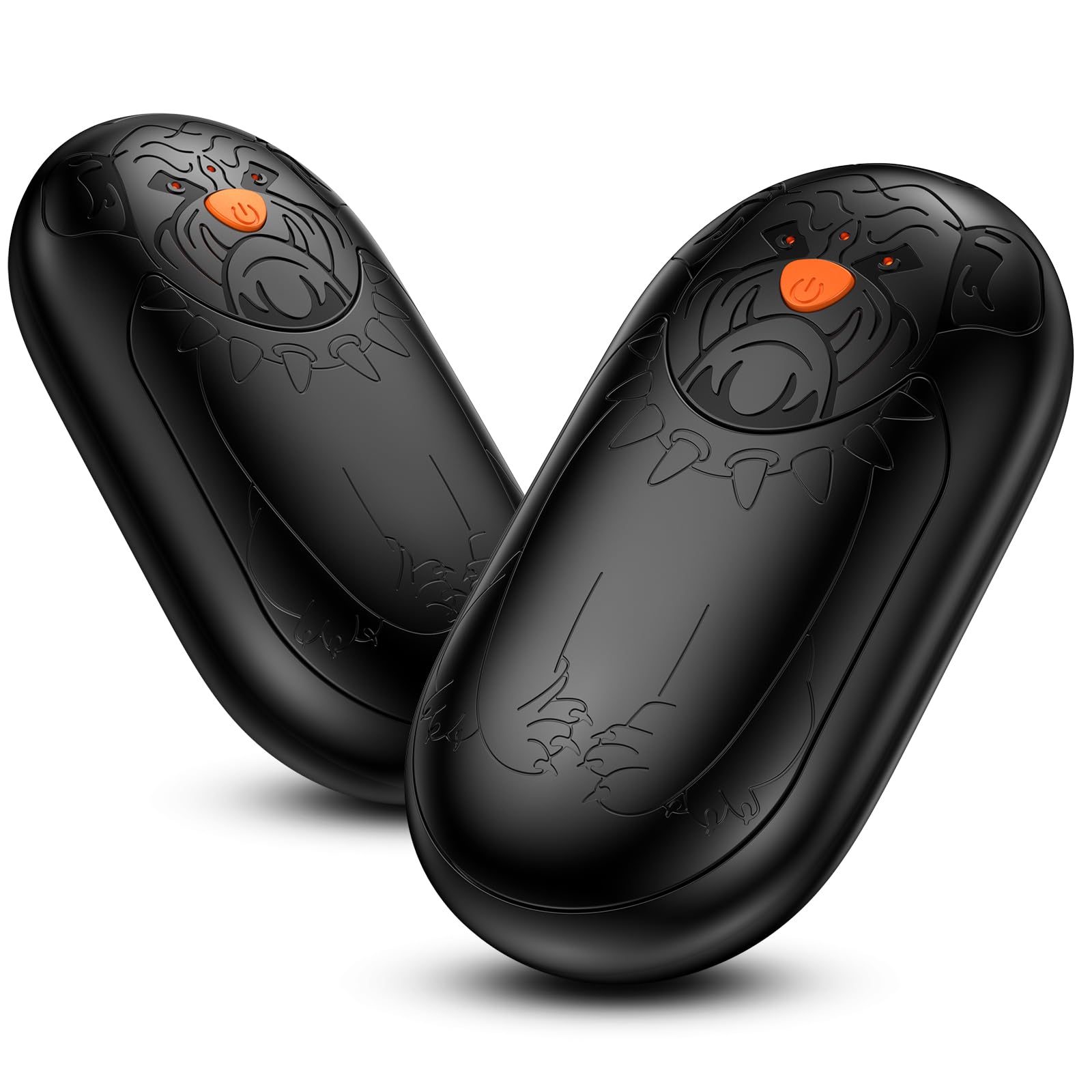 24 Hr Heating Hand Warmer Rechargeable 2 Pack | 6000mAh Electric Hand Warmers with 3 Heating Modes, USB Reusable Portable Pocket for Women Men Camping Hunting Golf(Black)