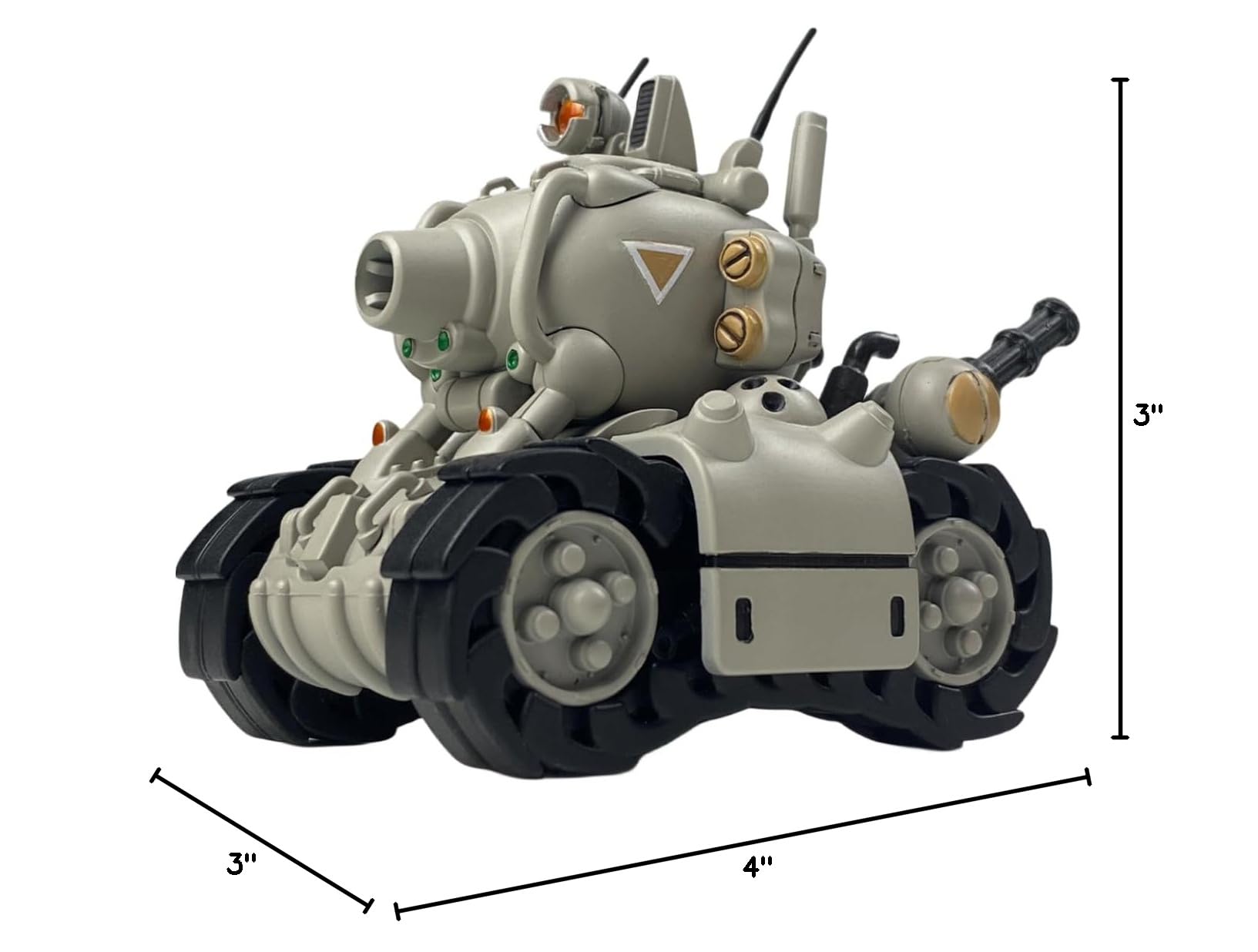 HiPlay Plastic Model Kits: Metal Slug X: Tank, Mecha Anime Style Collectible Action Figures (SV001 Tank)