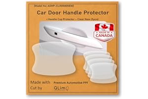 [3M]-5pcs Customized Car Door Handle Cup Protector Made with 3M Paint Protection Film, Sticker/Guard, Clear(Transparent), Ant