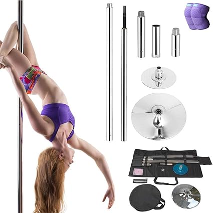 DSYYF Stripper Pole Dancing Pole Kit con Bolsa, Spinning Profesional extraíble y Poste estático para Fiesta Ejercicio Club Fitness: Amazon.es: Deportes y aire libre