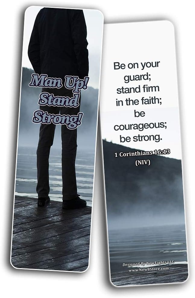 Devotional Bible Verses for Men Bookmarks (60 Pack) - Perfect Giveaways for Sunday School and Ministries Designed to Inspire Men - Image 4