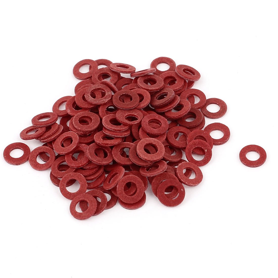 Aexit 100Pcs 3 x 6 x 0.8mm Fiber Motherboard Insulating Washers Red (38cbaf1986e4ad7dac8001945803f7b4)