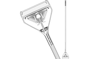 SOBONNE Commercial Mop Handle Heavy Duty,Industrial Metal Mop Stick Replacement for Home, Garage, Office, Workshop,Warehouse Floor Cleaning