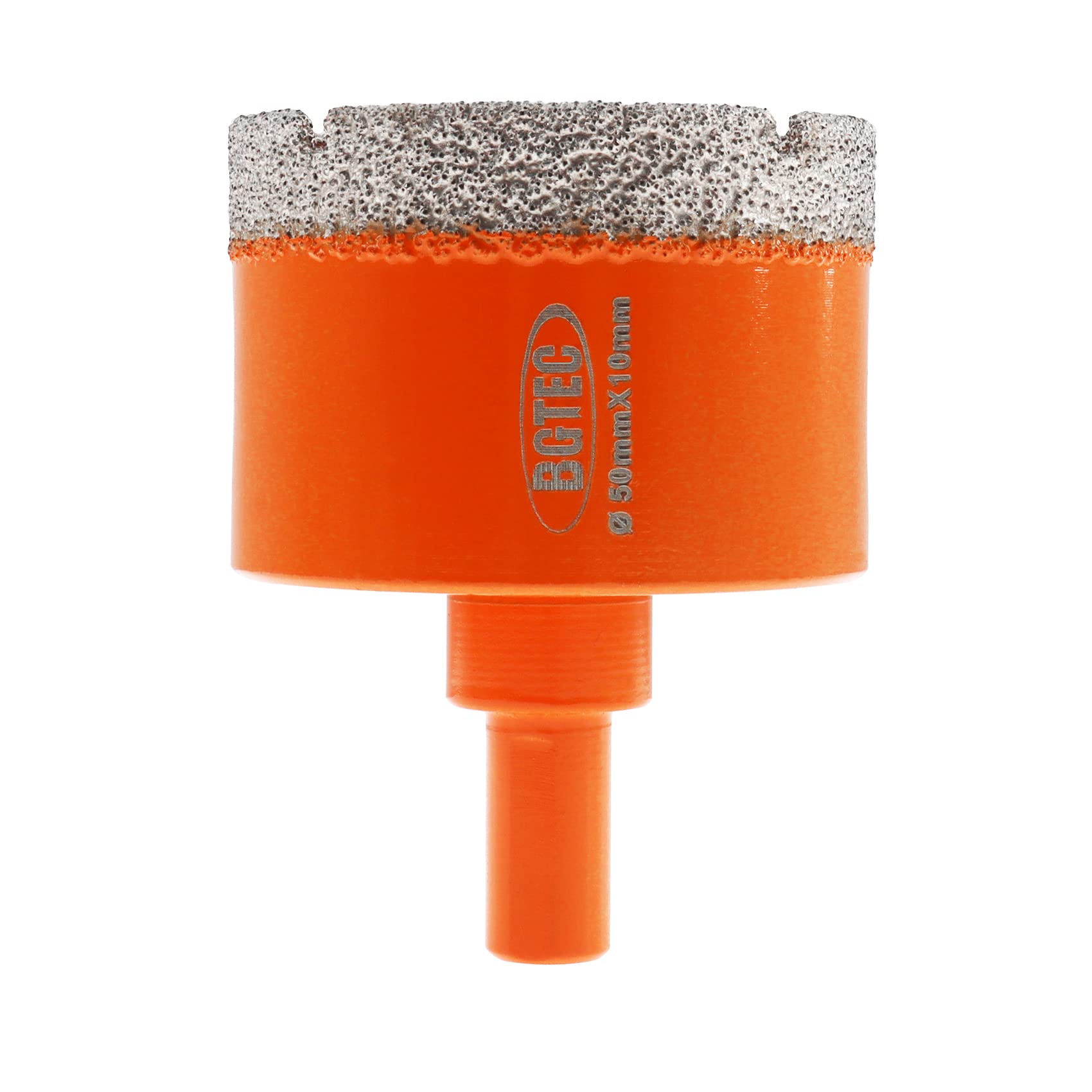 BGTEC Diamond Core Drill Bits, 50mm Triangle Shank Hole Saw Drill Bits for Ceramic Porcelain Tile Marble Granite Stoneware Quartz Vacuum Brazed Diamond Drill Bit 65mm Length — image 1