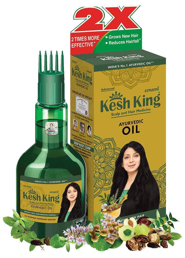 Buy Kesh King Ayurvedic Scalp and Hair Oil, 60ml (60ml Pack of 3) Online at Low Prices in