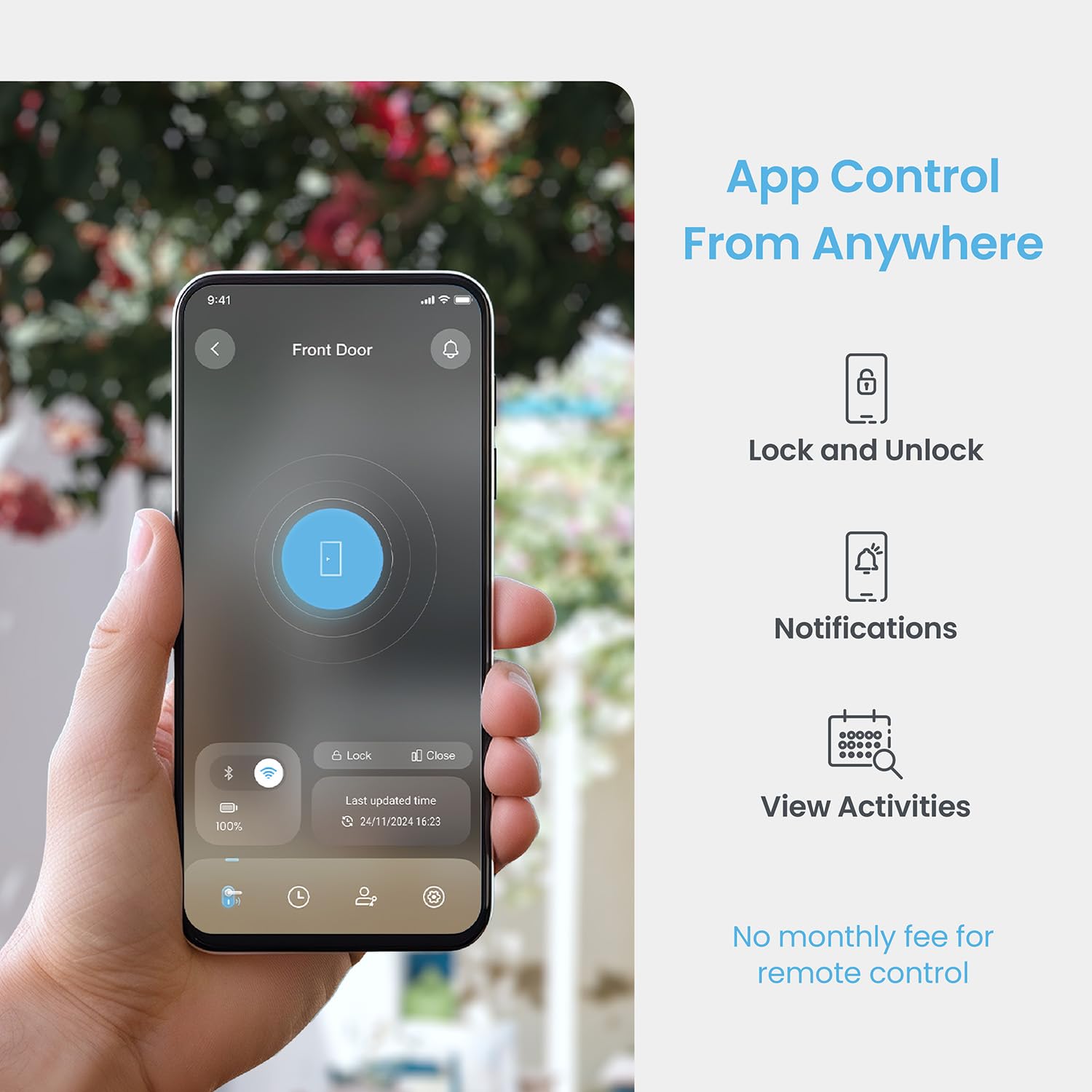 Lockly Secure Link Wi-Fi Hub - Control Your Lockly Smart Lock from Anywhere with Real-time Notifications and Voice Control - View 4