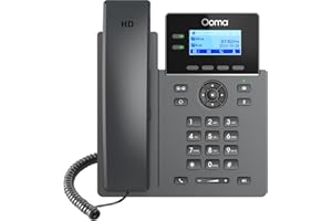 Ooma Provisioned 2602 Office IP Desk Phone: Ideal for Ooma Office Cloud-Based VoIP. Virtual Receptionist, Desktop/Mobile App, Videoconferencing. Subscription Required.
