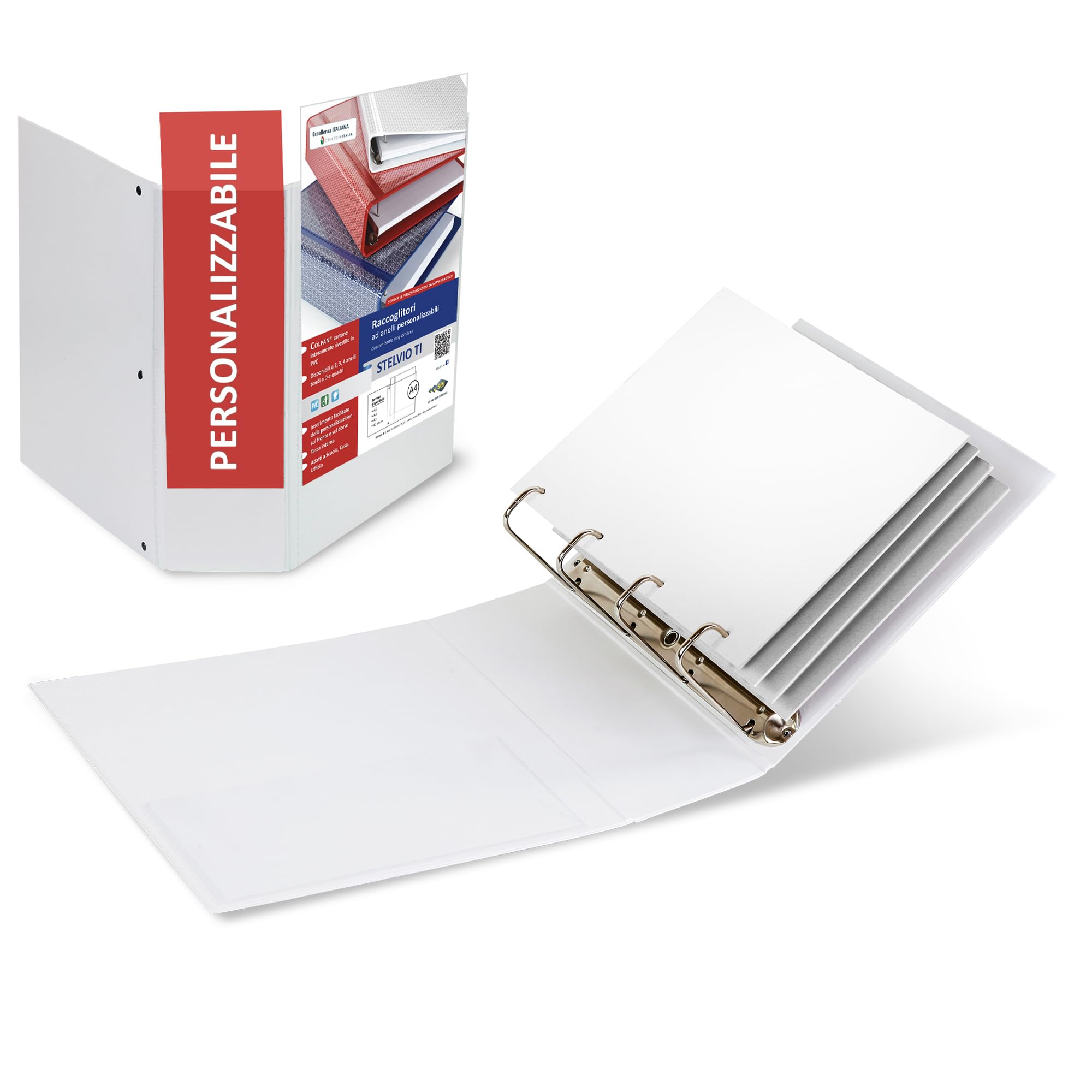 SEI ROTA Stelvio Ti 100 A4 4Q, 22 x 30 cm, Customisable Blue