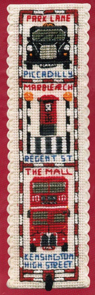 Textile Heritage Collection Cross Stitch Bookmark Kit - Streets of London