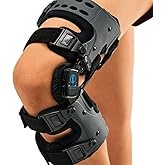 Comfyorthopedic UPGRADED Single Side OA Medial Unloader Knee Brace for Men and Women Osteoarthritis &amp; Arthritis Pain Support, Bone on Bone Joint Offloader L1851 L1843 Built-in Hex Key, Fits Up To 32in Plus Size Thigh Left