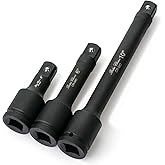 Bates- Drive Impact Extension Bar Set, 3/4" Drive, 3 pcs, 4", 6", 10", Ratchet Extension Bar