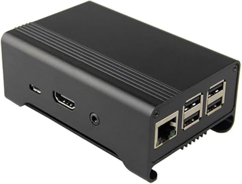 Carcasa de Aluminio Placa de Circuito Caja de Caja de Caja eléctrica para Geekworm Raspberry Pi 2 Modelo B B + Fuente de alimentación del proyector