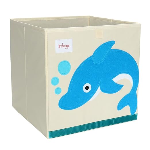 sourcing map Aufbewahrungskiste Faltbare Spielzeug Lager Karton Kiste