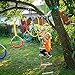 Cateam Slackline Accessories – Multicolor Gymnastic Rings Set of 6 with carabiners – Monkey bar Rings for Backyard Obstacle Course