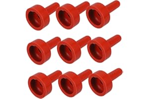 OFFSCH Rubber Calf Nursing Nipples Livestock Feeding Pacifiers 10pcs Food-Grade Small Animal Milk Bottle Nipples for Farm Use