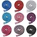 Odema 6 Pairs Sneaker Shoe Laces Glitter Shiny Metallic Sequin Shoelaces in 110cm