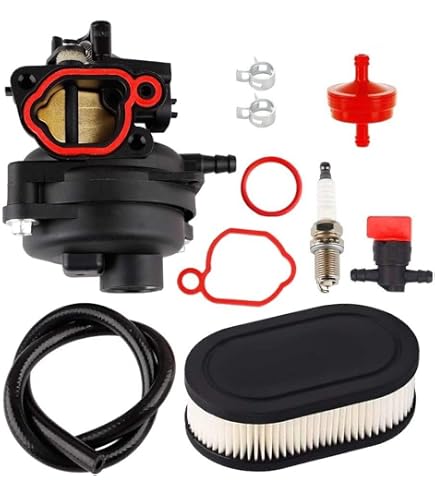 Pro Chaser Carburateur 591137 compatible avec Briggs & Stratton 591597 216852 590780 593380 591137 110P02 110P05 8.75 875 Series 190cc Moteur compatible Troy-Bilt 020568 020568 00 20676 Nettoyeur