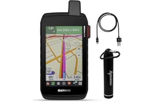 Wearable4U - Garmin Montana 700i Rugged GPS Touchscreen Navigator with inReach Technology with Included Ultimate E-Bank Bundle