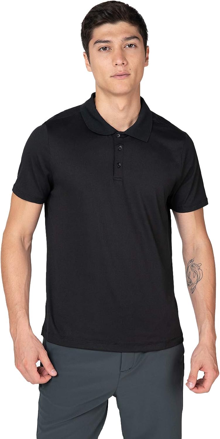 Kyodan Mens Golf Polo Shirts Short Sleeve Casual Fit Amazon.co.uk