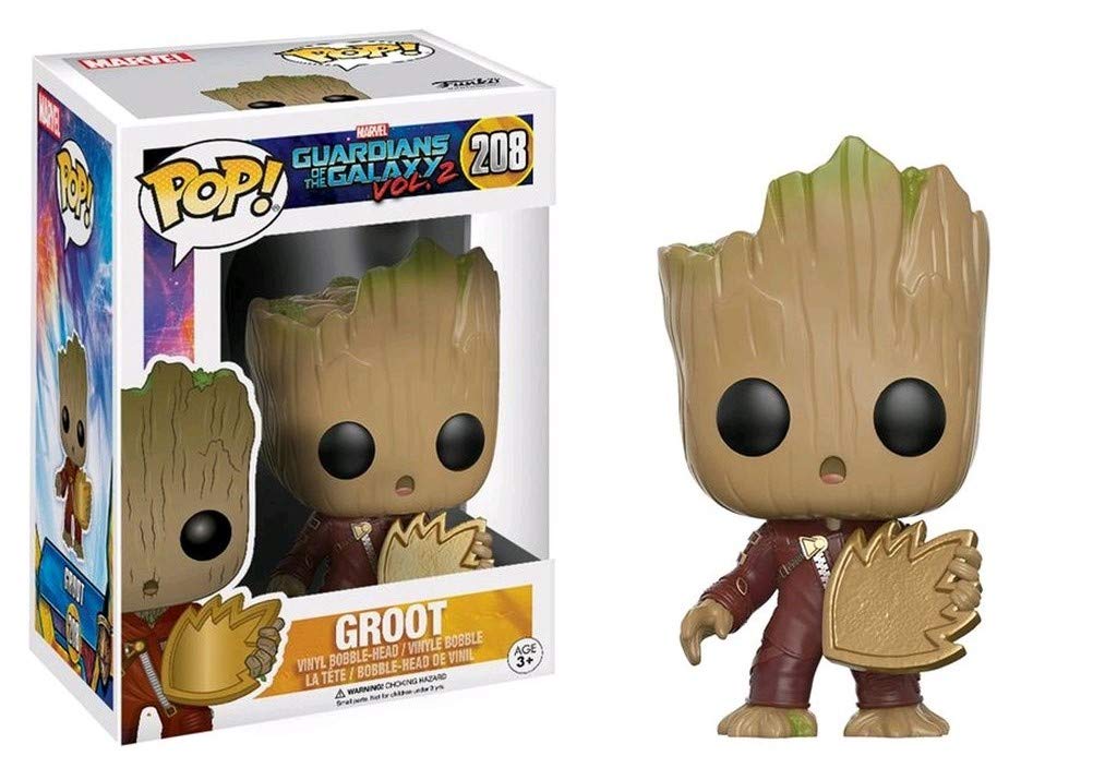 Funko 12773 Pop! Marvel:Guardians of the Galaxy Vol. 2- Groot Exclusive #208