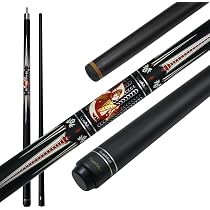 YEUEK CueMall Carbon Fiber Pool Cue Stick Wrapless 12.2mm 19oz Low ...
