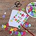 Olgaa 1300 Pieces Foam Geometry Self-Adhesive Stickers - Assorted Colors Mini Shapes (Circle, Square, Triangle, Pentagram) for Crafts, Arts Making, Kids Gifts