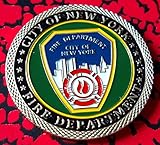 New York FDNY Fire Department Colorized Challenge Art Coin
