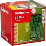fischer SX Plus Green Expansion Dowels 8 x 40 Box of 90 Sustainable