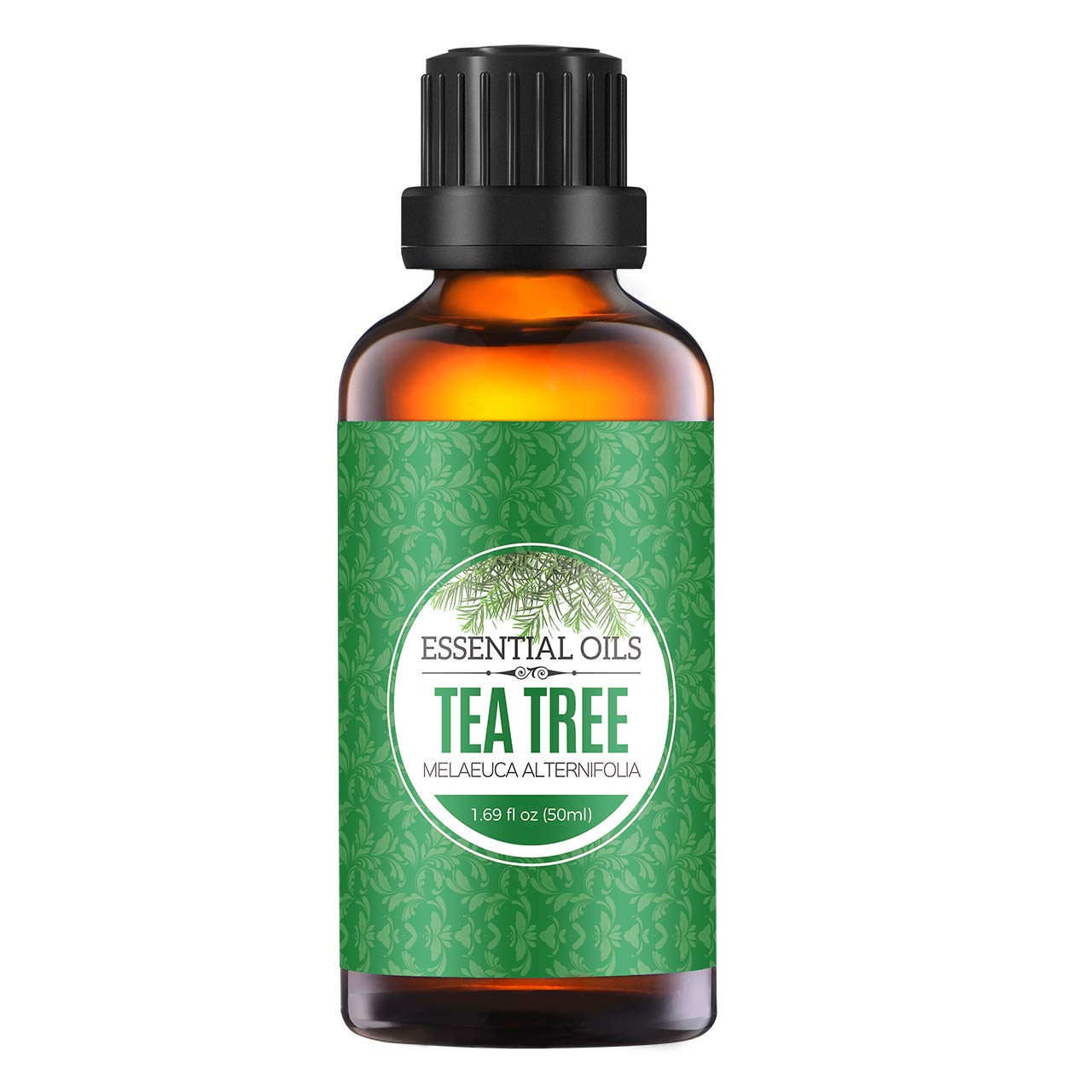 Homasy Tea Tree Essential Oil, 50ml 100% Pure Aromatherapy Essential Oil for Diffuser and Humidifier, Natural Essential Oil Useful for Spa Massage, Hair Care, Relax, Home Cleaning