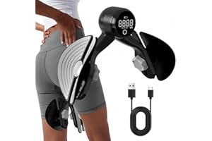 Thigh Master, Inner Thigh Exercise Equipment with Counter Rechargeable, Kegel Exerciser, Pelvic Floor Trainer, Hip Trainer fo