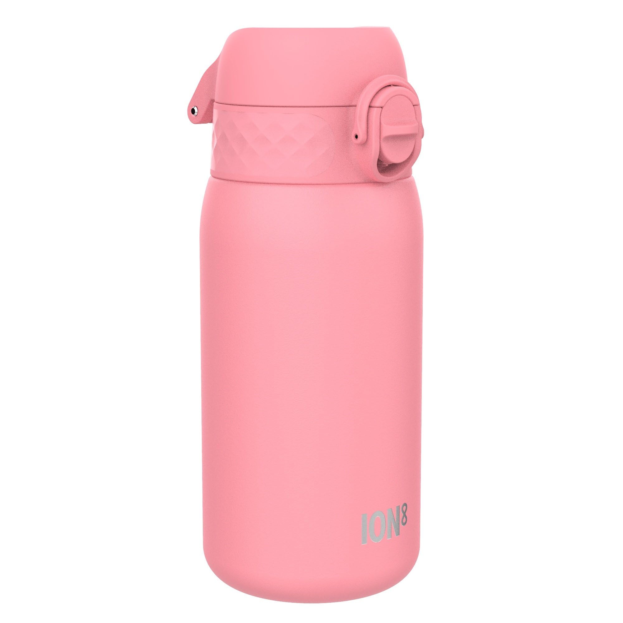 ION8 Vacuum Insulated Steel Water Bottle, 320 ml/11 oz, Leak Proof, Easy to Open, Secure Lock, Dishwasher Safe, Carry Handle, Metal Water Bottle, ThermoShield Stainless Steel, Rose Bloom — image 1