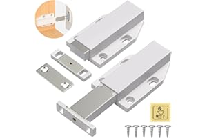 Magnetic Push Latch Heavy Duty Jiayi 2 Pack Push to Open Cabinet Hardware Magnetic Touch Catches for Large Door Push Release 