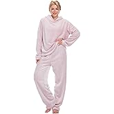 Istylish Fleece Pajamas For Women Set 2 Piece Fluffy PJ Sets For Sherpa Womens Flannel Loungewear Set