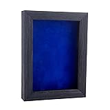 24x30 Shadow Box Frame Barnwood Black Wood | with a