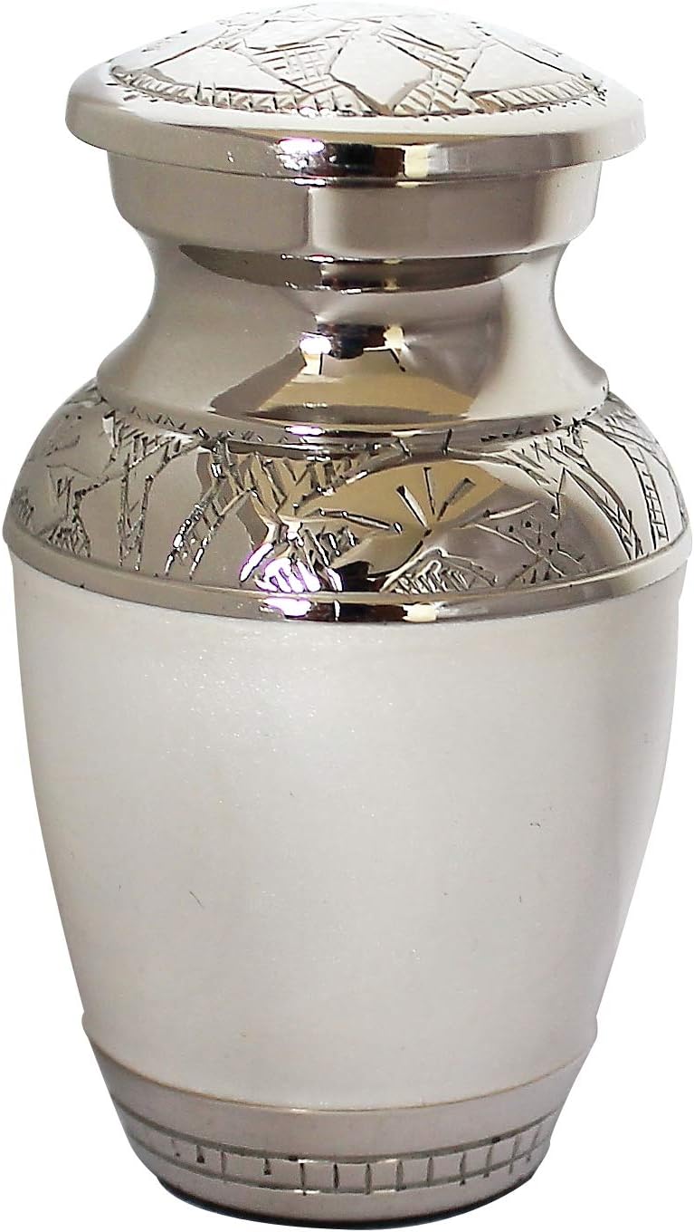 Small Keepsake Cremation Urn for Ashes, Funeral Memorial Miniature