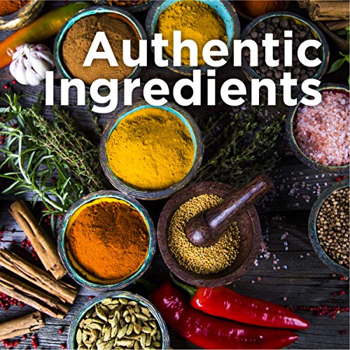 Khazana Organic Gourmet Indian Food - Simmering Sauces with Spice Cap - Gluten Free, Vegan, Plant Based, Dairy Free, Kosher. Variety Flavor, 12.7oz, 6 pack