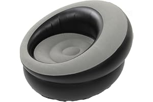 Gugxiom Inflatable Chair, Flocking and PVC Comfy Chair with Quick Valve Inflatable Couch, Inflatable Sofa for Adults for Livi