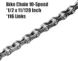 Hycline 10-Speed Bicycle Chain 116 Links 1/2 x 11/128 Special Forging Steel view 3