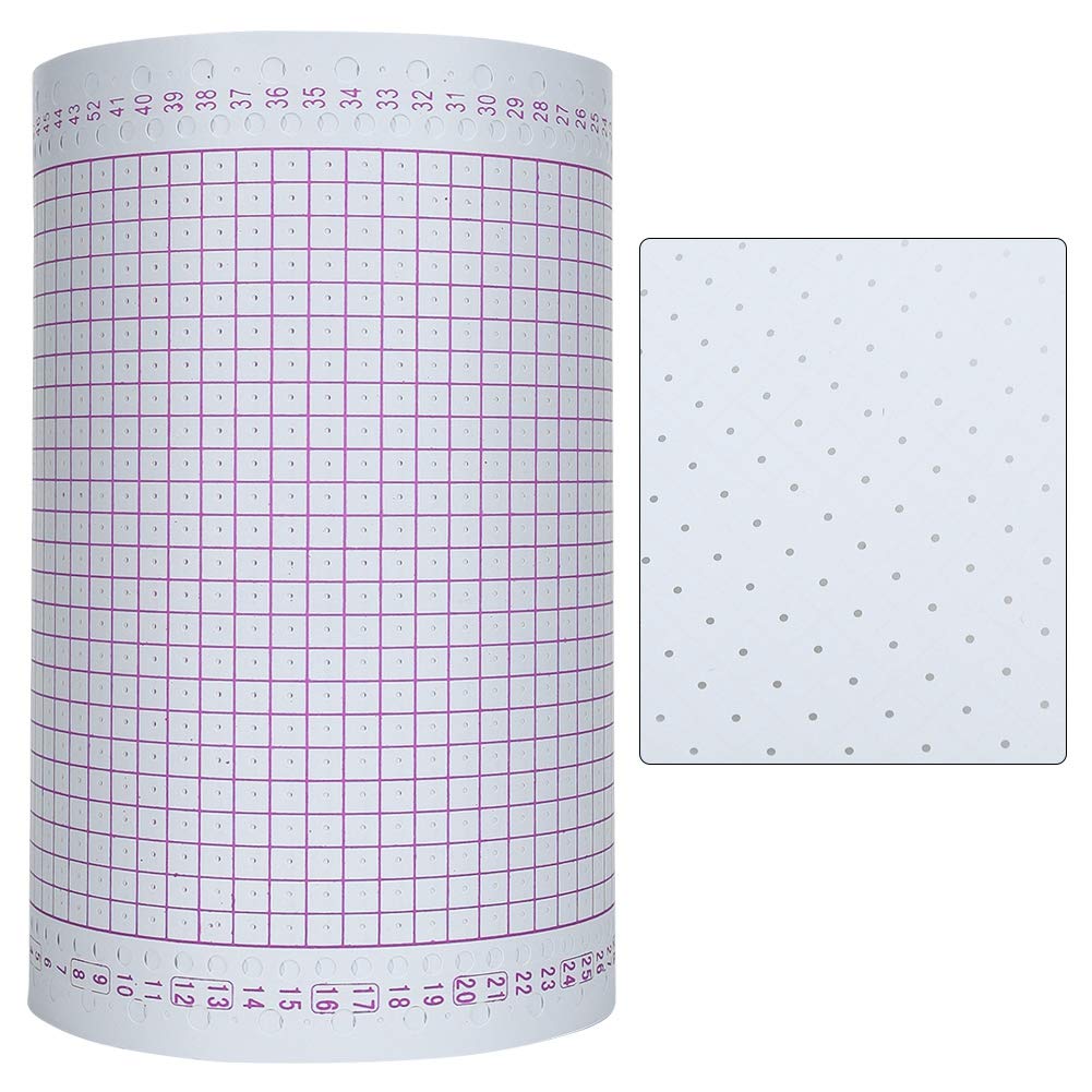 100Pcs Stitch Card Punch Device for Knitting Machines, DIY Sweater Hand Craft Tools for KH821, KH831, KH851 Knitting Machines