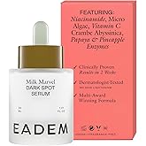 EADEM Milk Marvel Dark Spot Serum, Vitamin C Face Serum Infused with Niacinamide, Dark Spot Remover for Face and Body, Natural Dark Spot Corrector for Skin Care, 1 oz