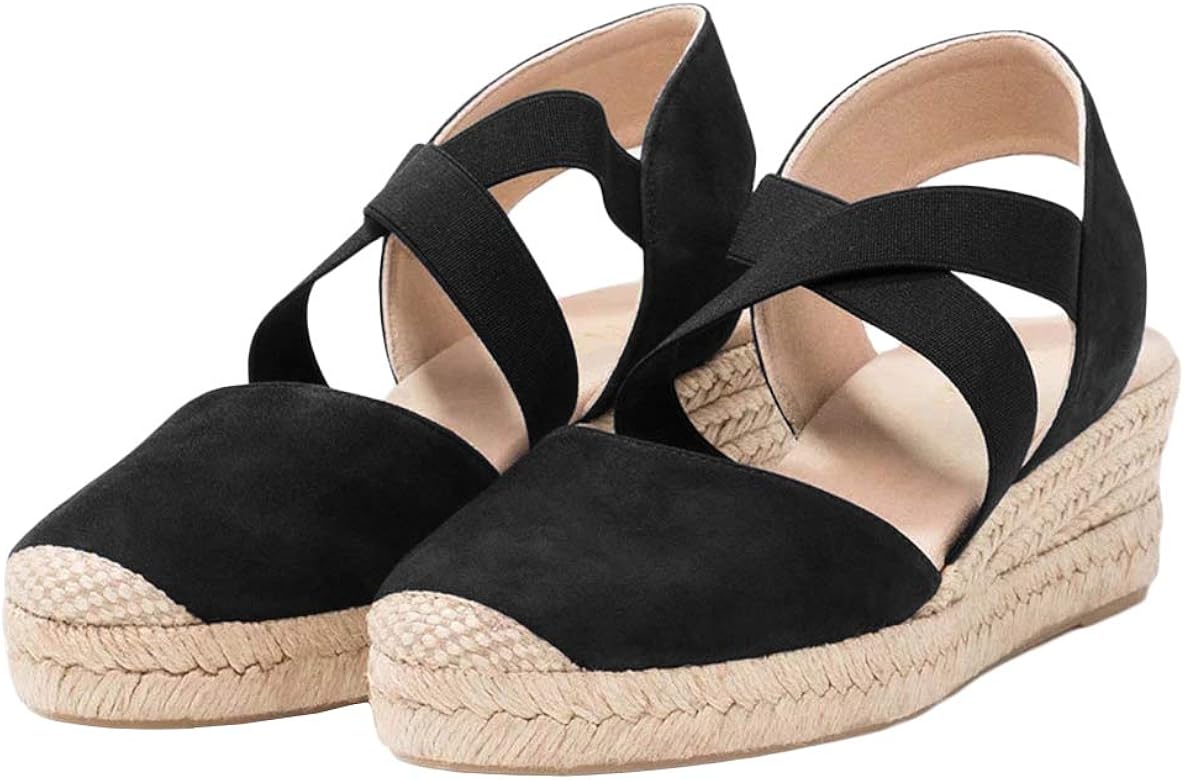 closed toe espadrilles platform