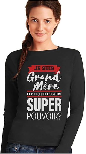 Tee shirt annonce grossesse mamie Outlet
