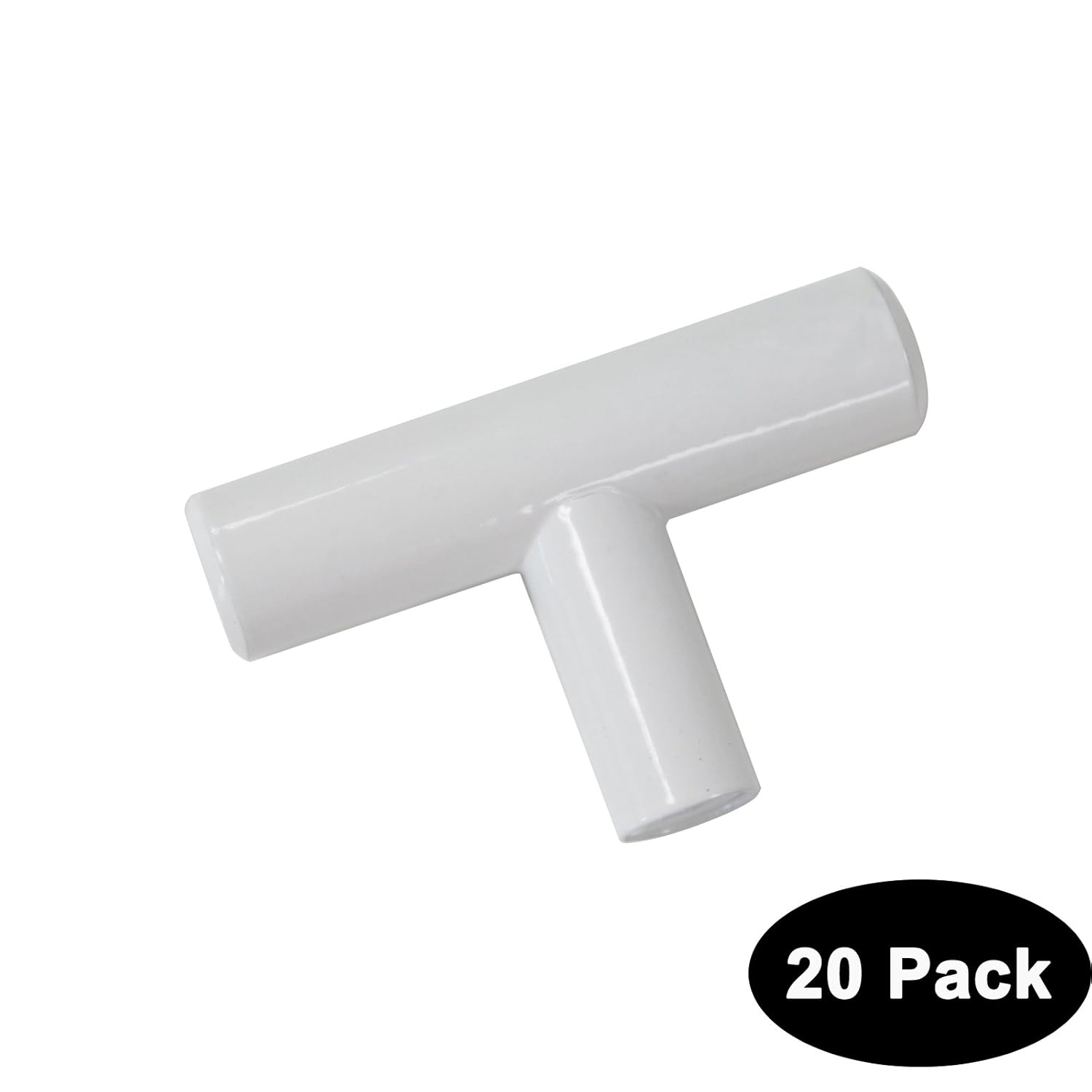 Cabinet Hardware 10 Pack Probrico 3 3 4inch 96mm Hole Centers European Style Kitchen Cabinet Door Handles Drawer Handle Pulls Kitchen Cupboard T Bar Knobs And Pull White 12mm Diameter Stainless Steel Tools