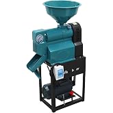 EQCOTWEA Commercial Coffee Cocoa Bean Huller Machine,Coffee Bean Dehuller Peeling Machine,330 lbs/h Capacity with Speed Control &amp; Adjustable Feed Inlet,Achieve 98% Hulling from Farm to Cup,220V 2.2KW